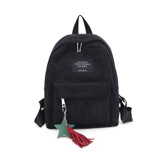 Mochila de Pana Casual para Estudiantes - Diseño Clásico y Resistente - Image 12