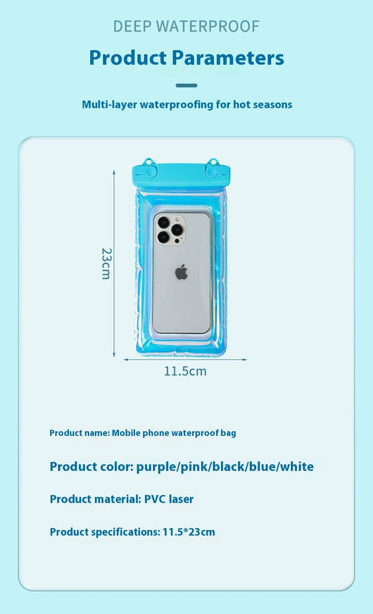 Funda Impermeable para Celular con Tecnología Láser TPU - Protección Submarina - Image 11