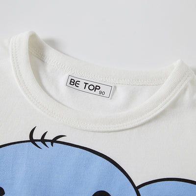 Playera Infantil Manga Corta con Estampado de Elefante Cartoon - Image 3