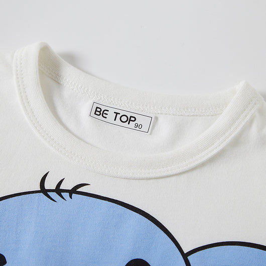 Playera Infantil Manga Corta con Estampado de Elefante Cartoon - Image 3