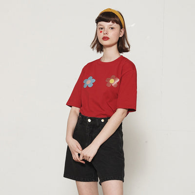 Camiseta Vintage Niña Dos Flores - Image 4
