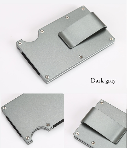 Cartera Minimalista con Clip de Dinero y Protección Antimagnética - Image 6