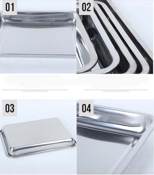Bandejas de Acero Inoxidable para Asados y Cocina Profesional - Image 2