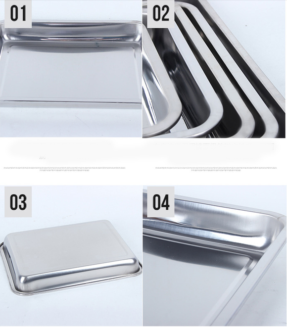 Bandejas de Acero Inoxidable para Asados y Cocina Profesional