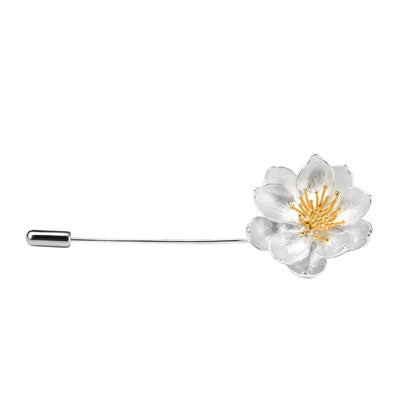 Broche Flor de Loto con Cuello Largo Elegante - Image 3
