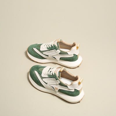 Zapatillas Deportivas Mujer Cuero Forest - Suela Gruesa Primavera Comodidad Total - Image 5