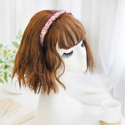 Diadema y Aro para Cabello con Borde Perforado y Cuentas - Image 27