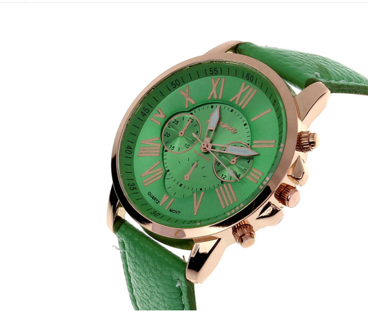 Reloj de Correa Geneva de Tres Ojos - Diseño Doble Cara - Image 4