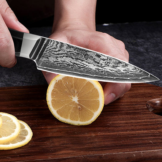 Cuchillo de Cocina Damasco Acero Inoxidable - Profesional para Frutas y Verduras - Image 4