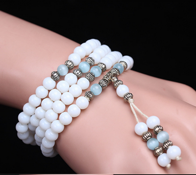 Pulsera de Cristal Natural Multicapa - Image 6