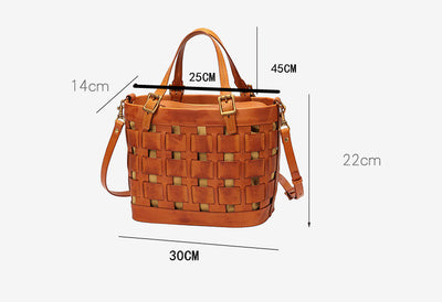 Bolso de Cuero Genuino para Mujer - Bandolera Mensajero - Image 2