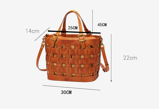 Bolso de Cuero Genuino para Mujer - Bandolera Mensajero - Image 2