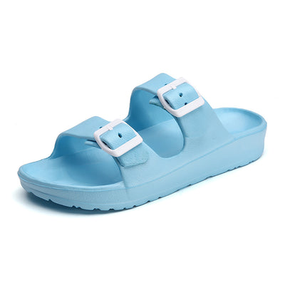 Sandalias y Pantuflas Hombre Talla Grande Blancas para Pareja - Zapatos de Playa - Image 4