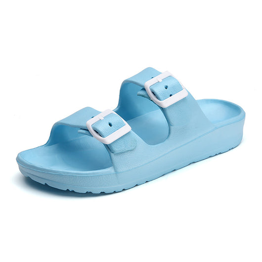 Sandalias y Pantuflas Hombre Talla Grande Blancas para Pareja - Zapatos de Playa - Image 4