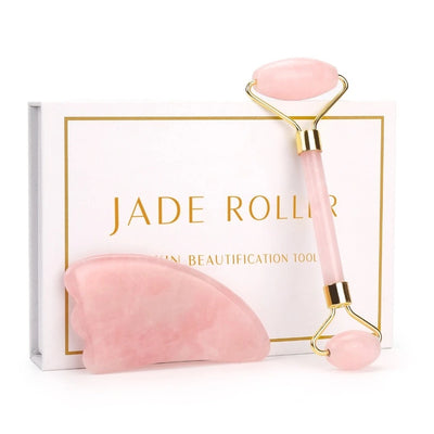 Rodillo de Cuarzo Rosa y Jade para Masaje Facial Reafirmante - Image 12