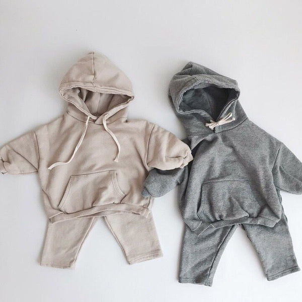Conjunto Deportivo Infantil con Sudadera con Capucha y Pantalones