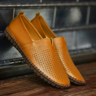 Zapatos de Cuero para Conducir - Mocasines Cómodos Hombre Talla Grande - Image 5