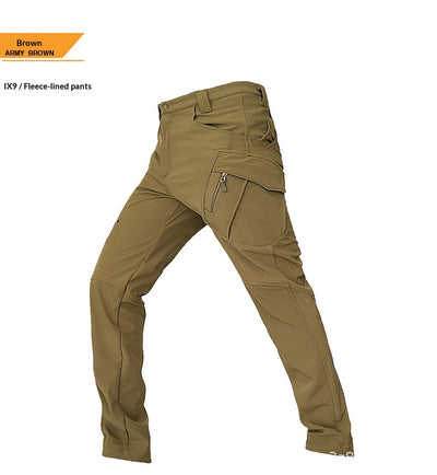 Pantalones Tácticos Impermeables con Forro Polar para Hombre - Protección Invernal - Image 8