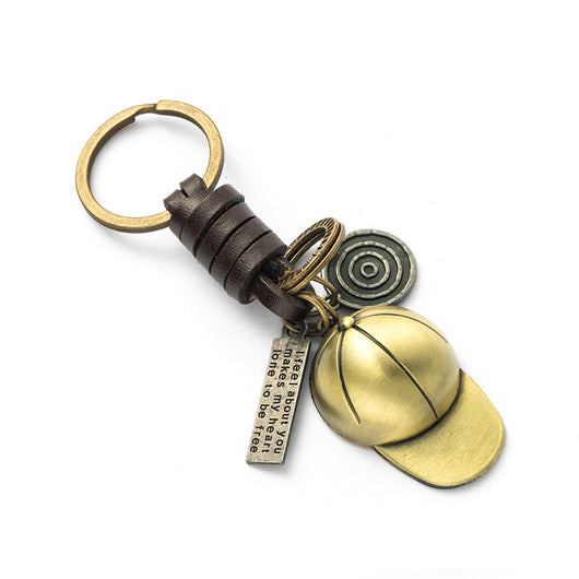 Llavero de Cuero Tejido a Mano - Estilo Vintage Artesanal - Image 16