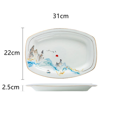 Juego de Vajilla de Porcelana Nórdica Premium para el Hogar - Image 30
