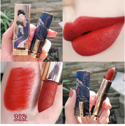 Set de Labiales Tallados Estilo Chino Mate Hidratante - Image 4
