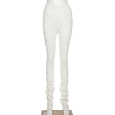 Pantalones Rectos Slim Fit Lisos para Mujer - Comodidad y Estilo - Image 16