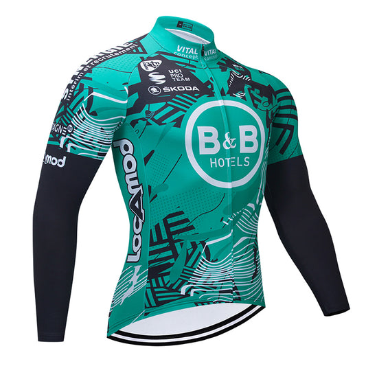 Maillot Ciclismo Manga Larga con Pedales Integrados - Image 2