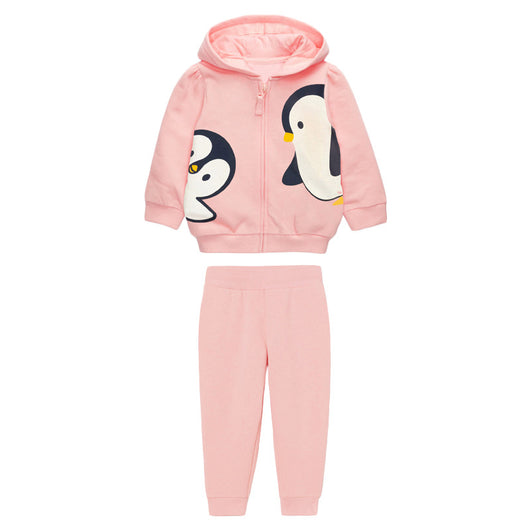 Conjunto de Forro Polar para Niñas con Capucha y Manga Larga - Image 2