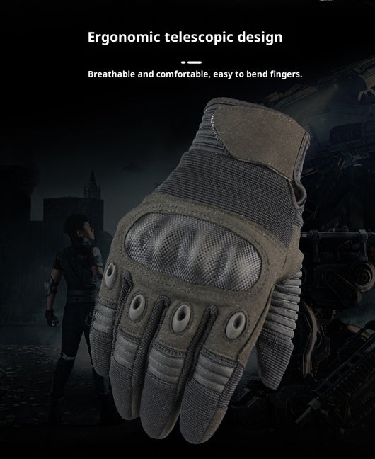Guantes Tácticos Motociclista con Pantalla Táctil y Dedos Completos - Image 12