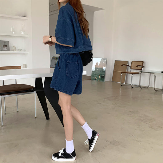 Conjunto de Moda Mujer: Cardigan, Chaqueta y Shorts Pierna Ancha - Image 2