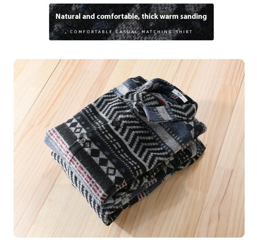 Camisa Acolchada Suelta de Manga Larga para Hombre - Image 9