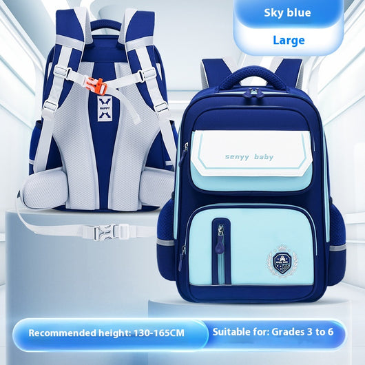 Mochila Escolar Ergonómica con Protección de Columna y Tela Impermeable - Image 10