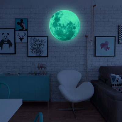 Pegatinas Luminiscentes Ecológicas Diseño Luna y Reciclaje - Image 8
