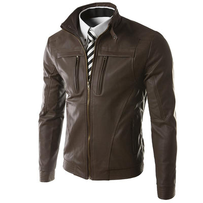 Chaqueta de Cuero PU para Hombre - Image 2