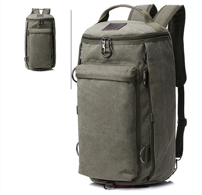 Mochila de Lona Multifuncional de Gran Capacidad para Hombre - Image 5