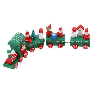 Set de 4 Trenes de Madera Miniatura para Niños - Image 11