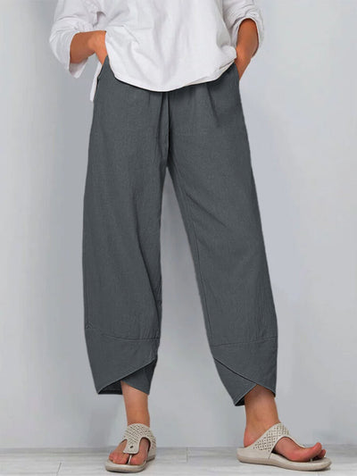 Pantalones rectos casuales para mujer