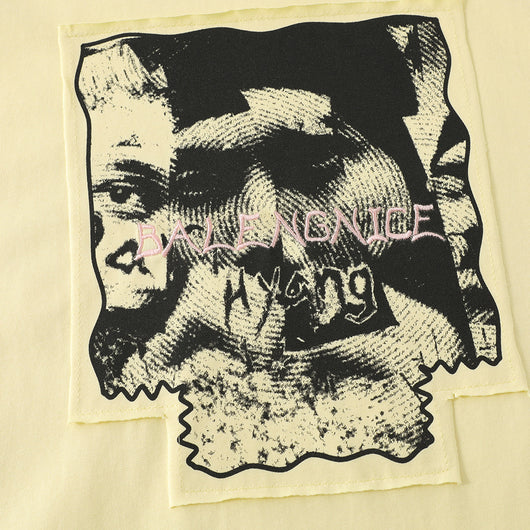 Camiseta de Algodón Bordada Manga Corta para Hombre - Image 3