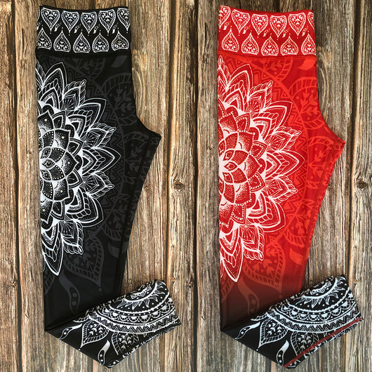 Leggings Deportivos 3D Impresos con Tecnología de Estiramiento - Image 3