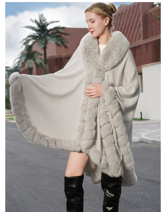 Cardigan Oversized de Punto Puro Color - Capa Cálida y Elegante - Image 17