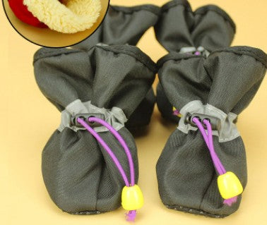 Botas Cálidas Antideslizantes para Perros - Zapatos Suaves con Suela Flexible - Image 3