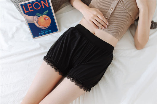 Leggings Escolares Blancos con Shorts Integrados Anti-transparencia - Image 16