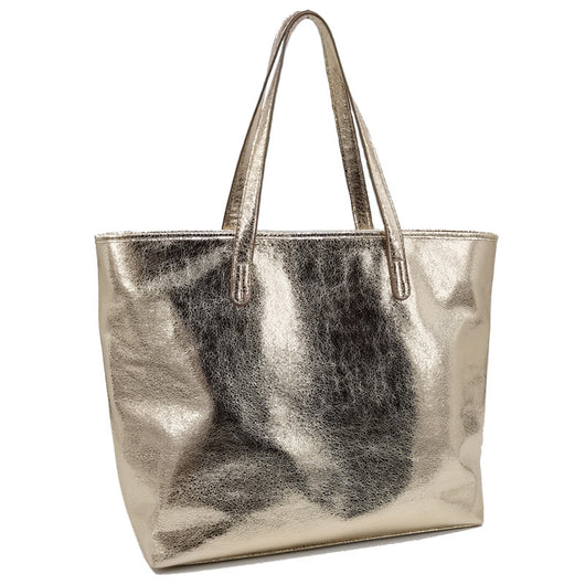 Bolso de Cuero Retro para Mujer - Bolsa Tote Grande Estilo Vintage