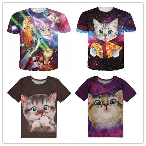 Playera Unisex Estampado Digital Creativo - Cómoda y Versátil para Verano