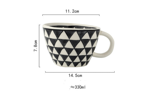 Taza Nórdica de Diseño Irregular - Image 2