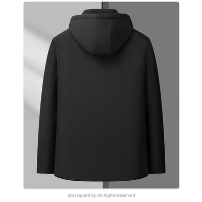 Chaqueta Acolchada de Algodón Estilo Retro para Hombre - Image 4