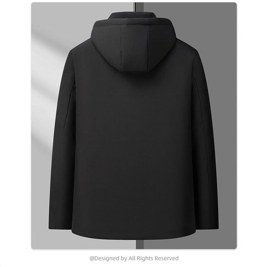 Chaqueta Acolchada de Algodón Estilo Retro para Hombre - Image 4