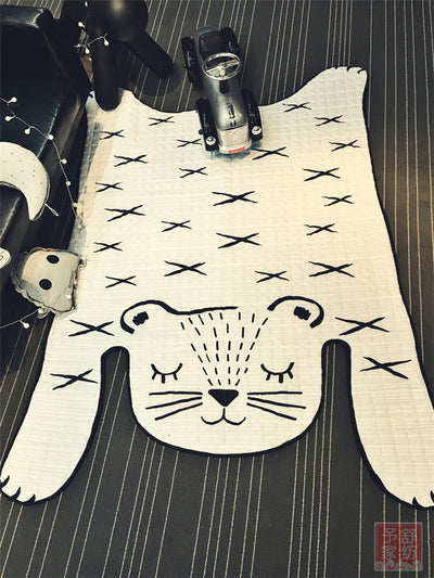 Tapete de Juego para Bebés Tigre Blanco - Alfombra Infantil Suave para Desarrollo - Image 6