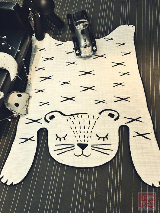Tapete de Juego para Bebés Tigre Blanco - Alfombra Infantil Suave para Desarrollo - Image 6