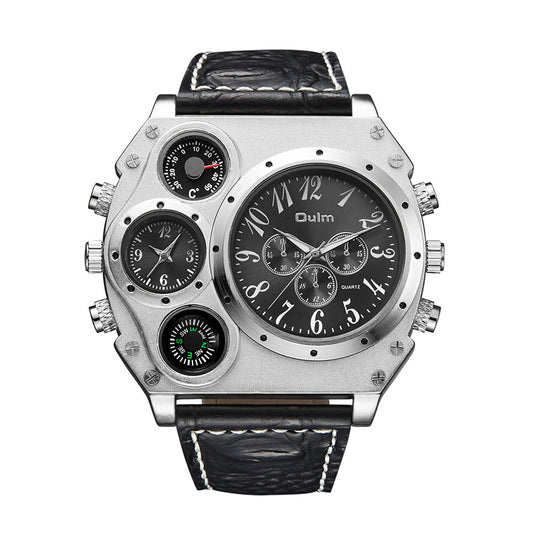 Reloj de Cuarzo Dual Time Zone para Hombre